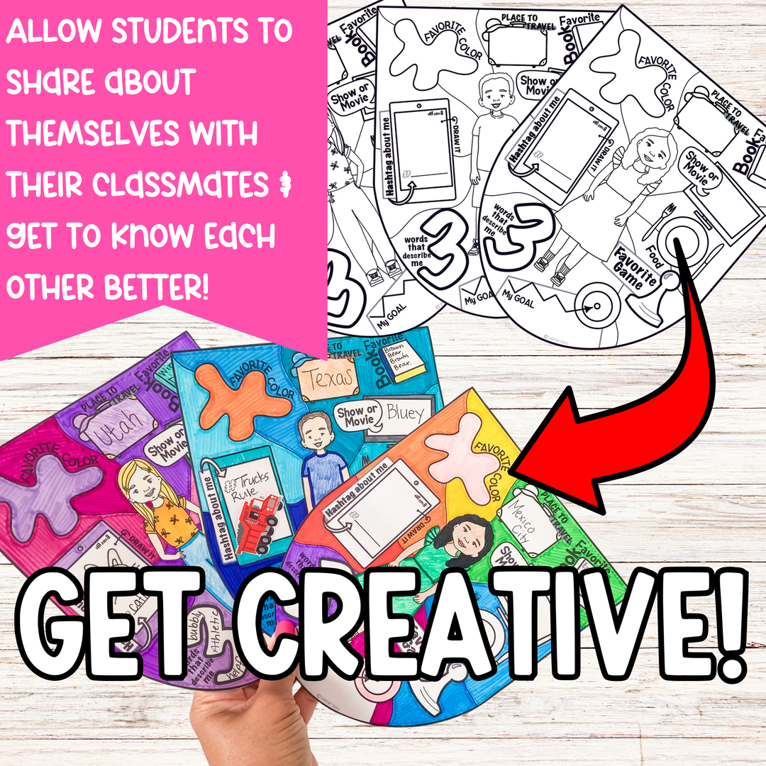 All About Me Coloring Pages – Teacher Noire