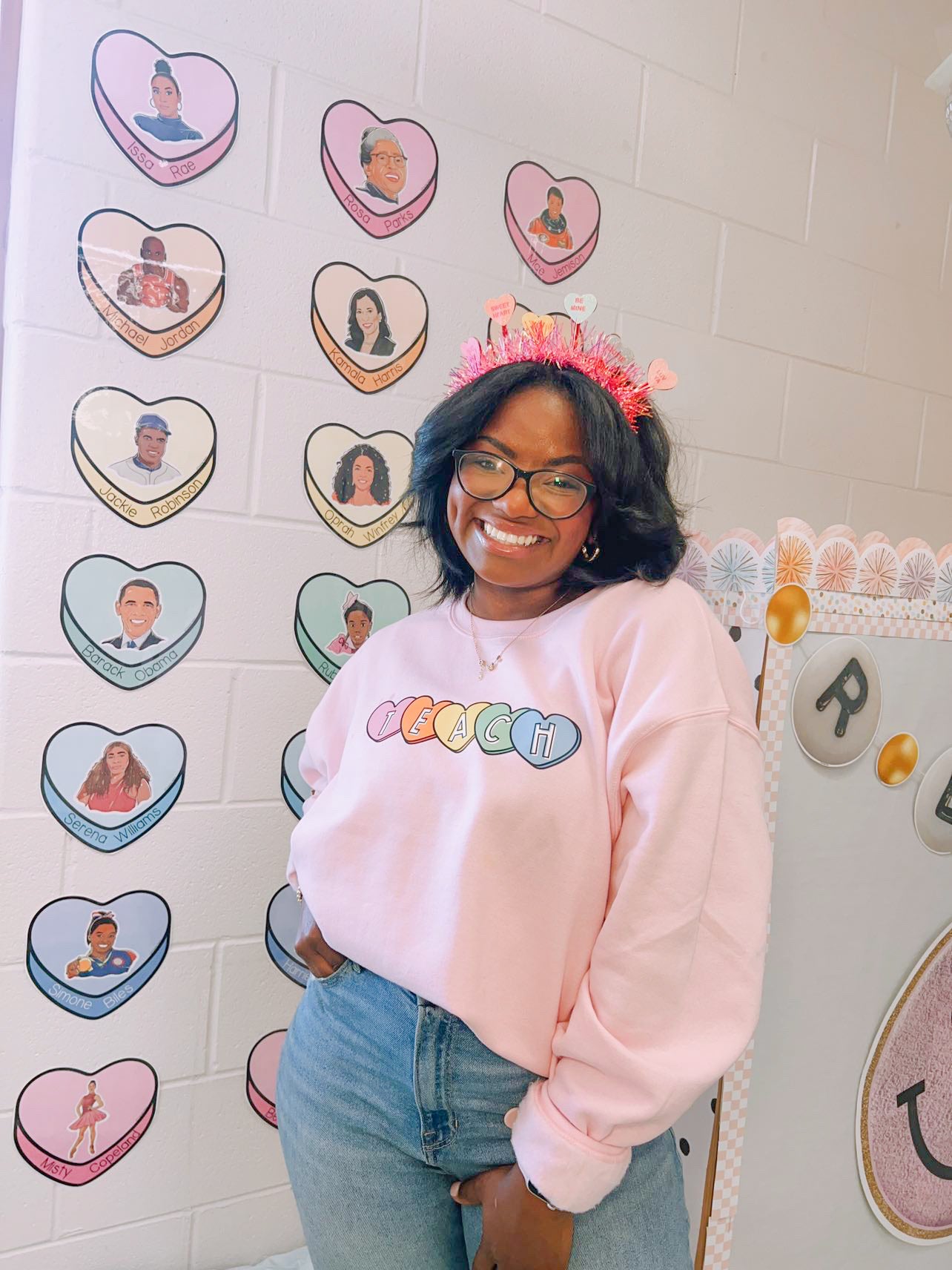 Black History Valentine's Day Bulletin Board Sweethearts Posters