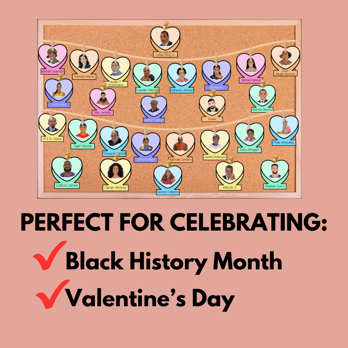 Valentine's Day Bulletin Board-Black History