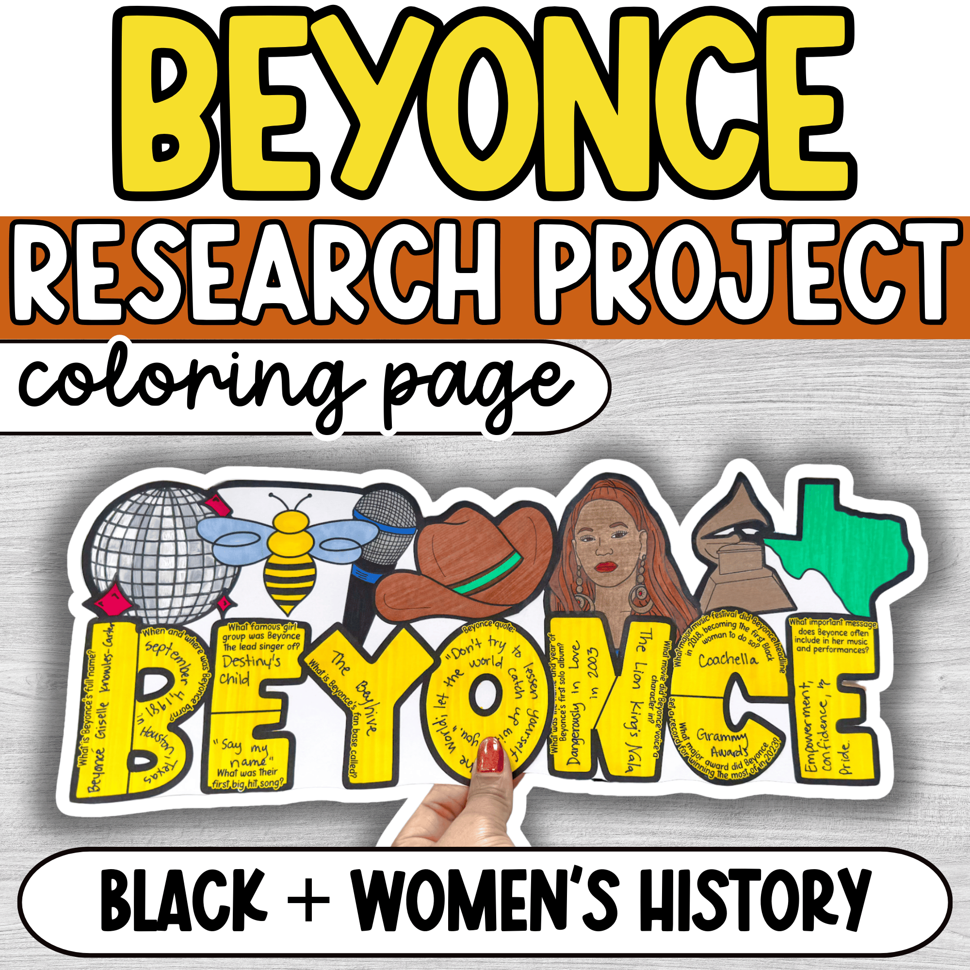Beyoncé Biography Project – Teacher Noire