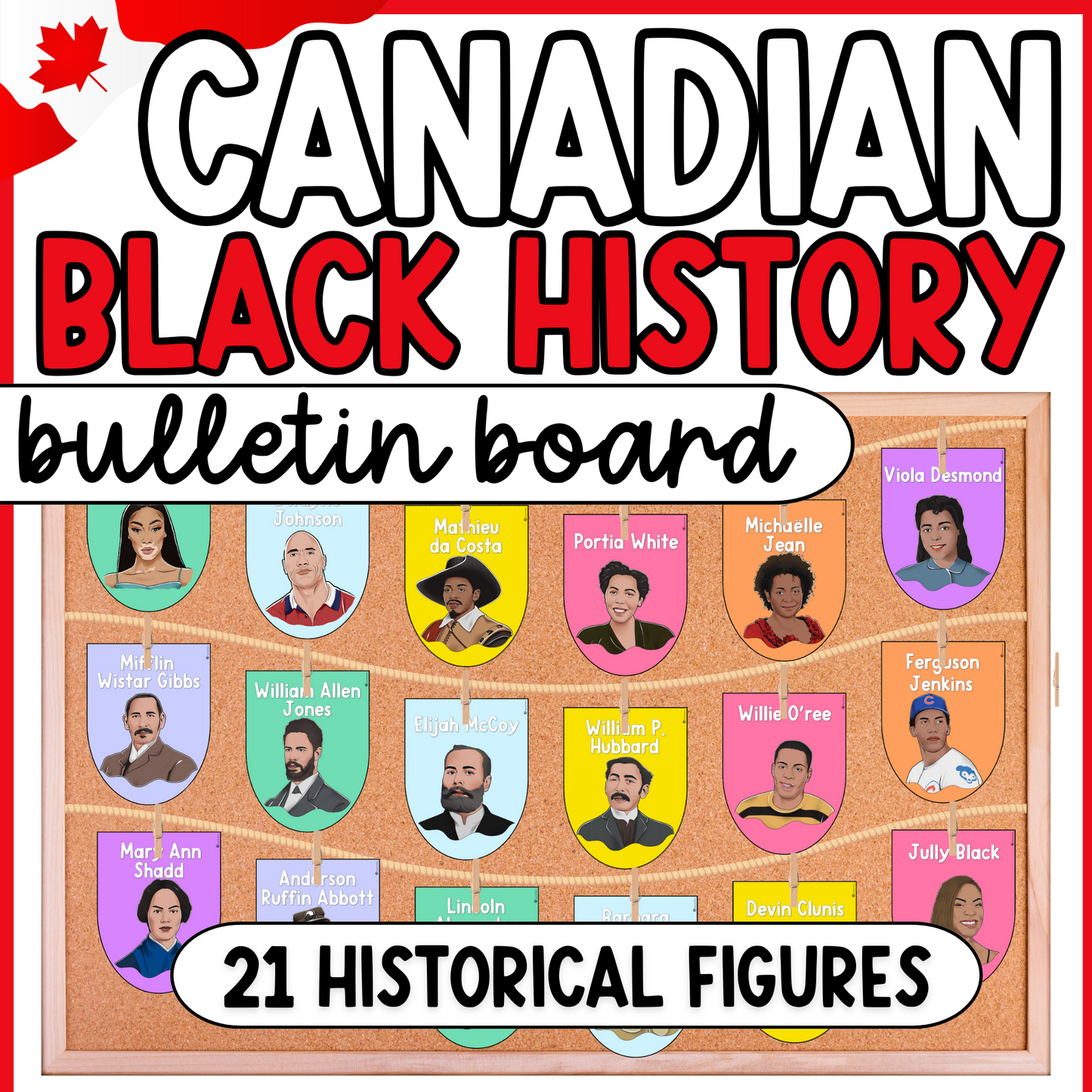 Canadian Black History Month Bulletin Board – Teacher Noire