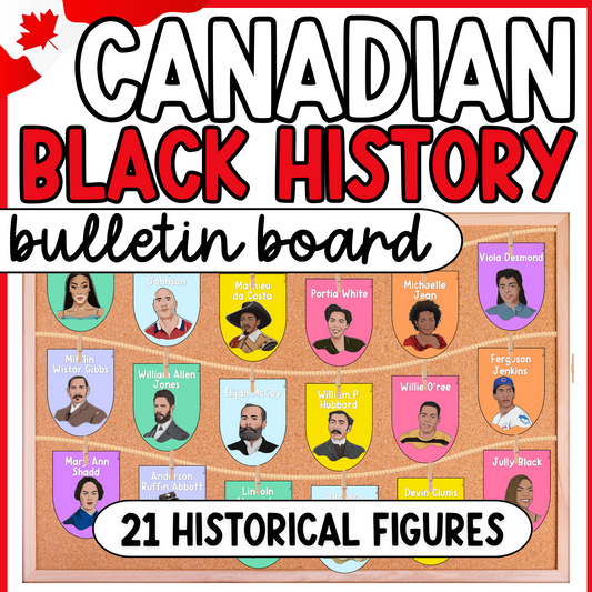 Canadian Black History Month Bulletin Board