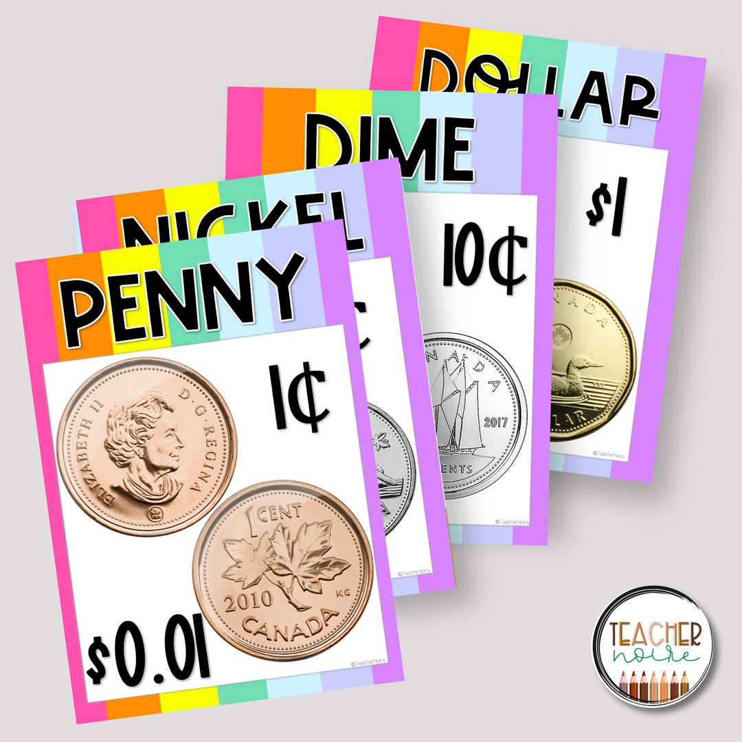Canadian Money Coins – Teacher Noire