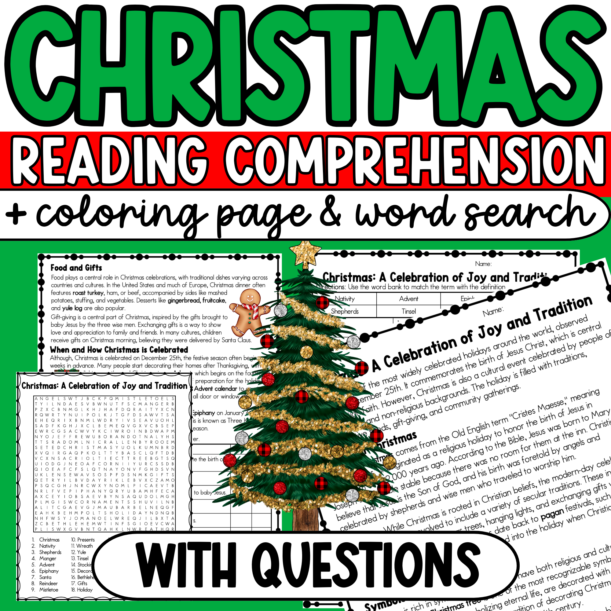 Christmas Reading Comprehension Passage