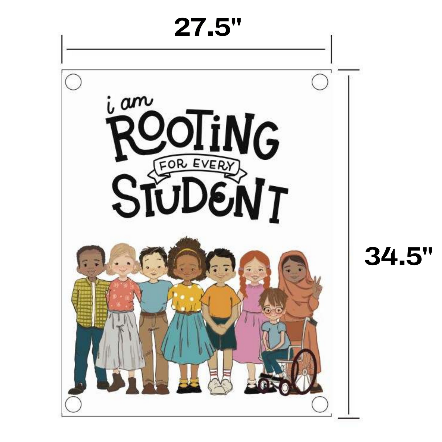 Classroom Decor- Tapestry I'm Rooting for Every Student