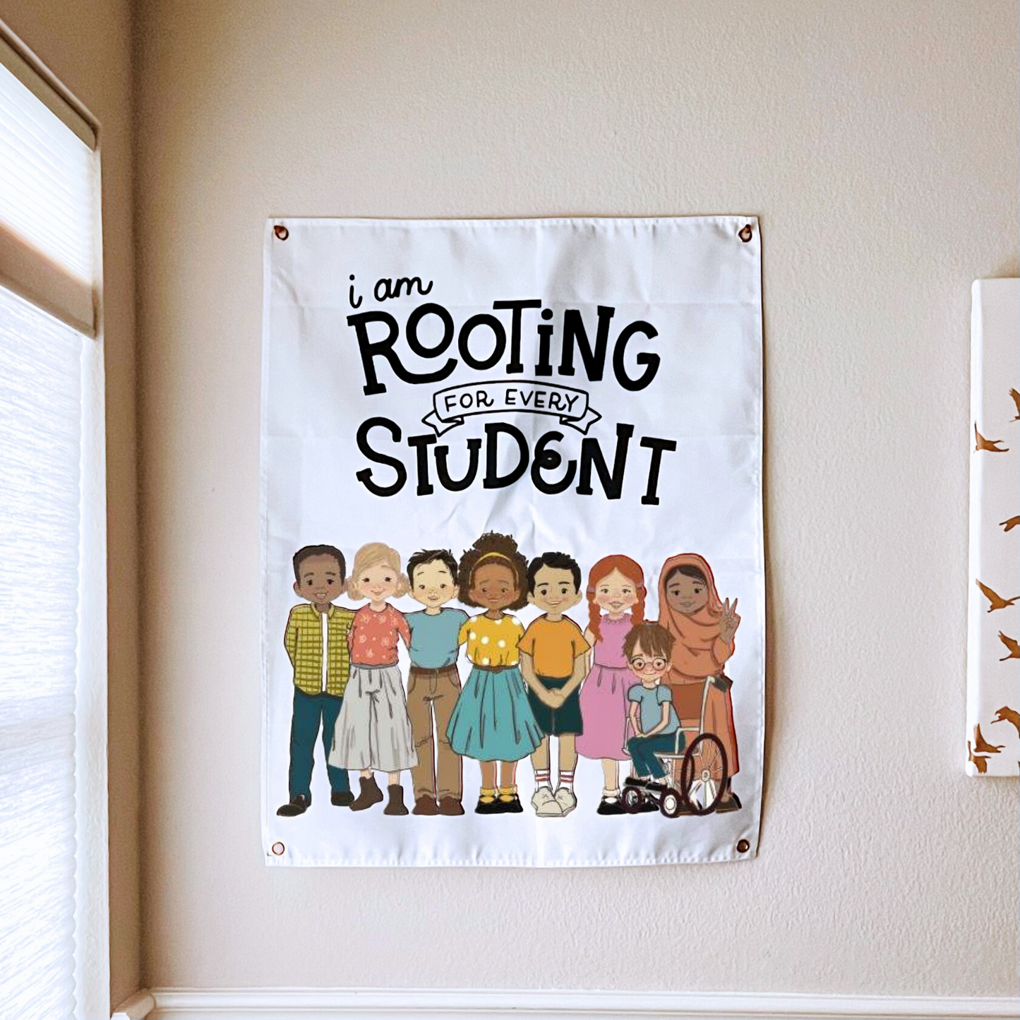 Classroom Decor- Tapestry I'm Rooting for Every Student