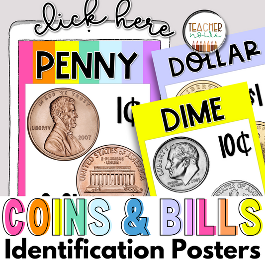 Coins and Bills Poster