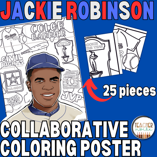 Jackie Robinson Collaborative Poster- Black History Month