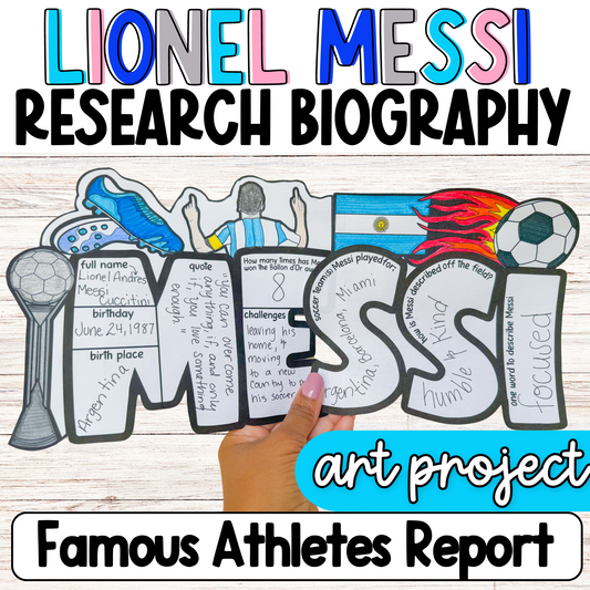 Famous Athletes Lionel Messi Project