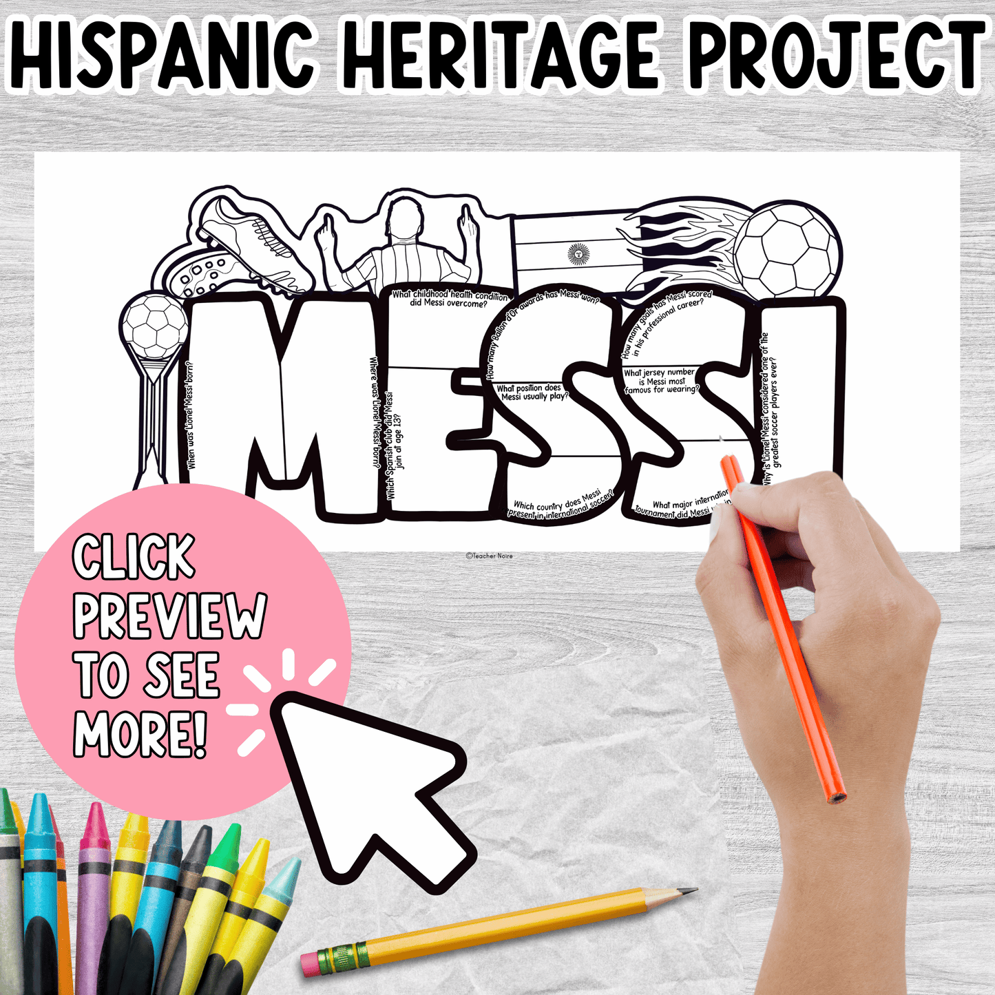 Famous Athletes Lionel Messi Project