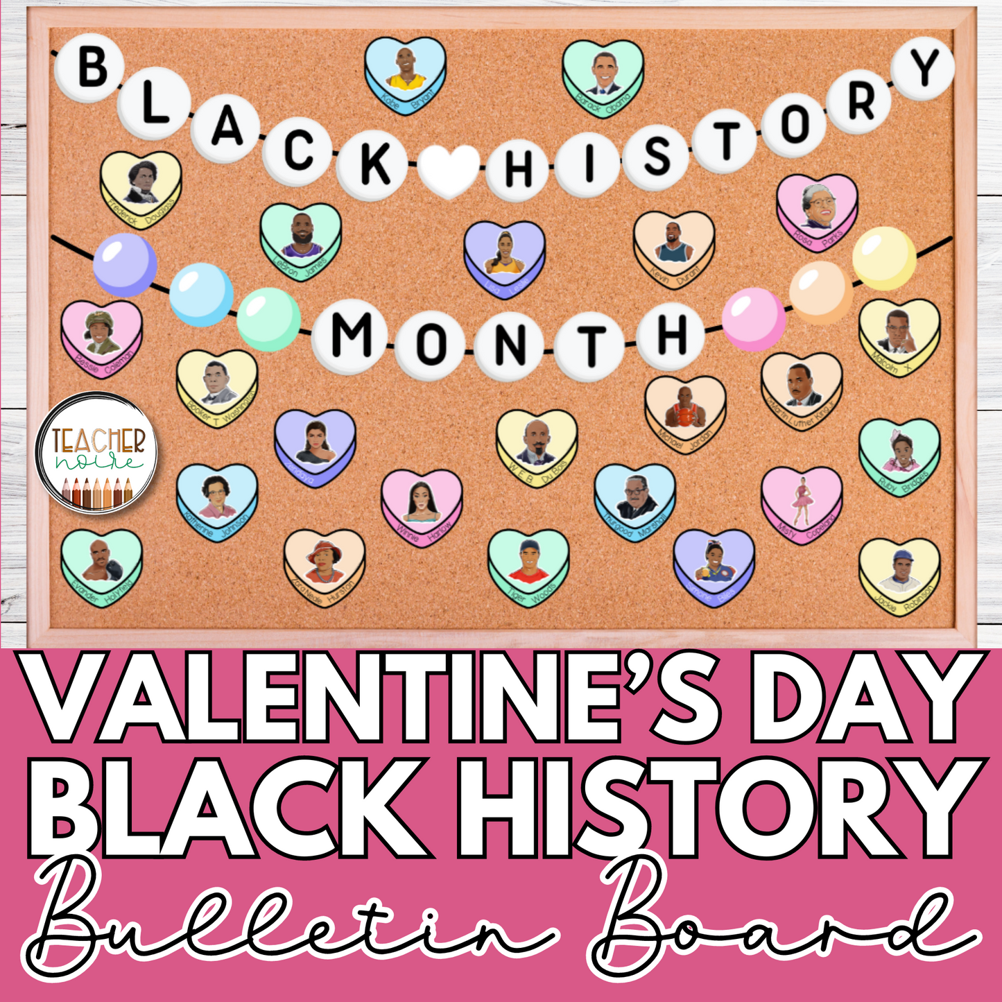 Black History Valentine's Day Eras Tour Bulletin Board