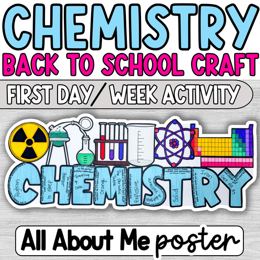 Chemistry All About Me Craft