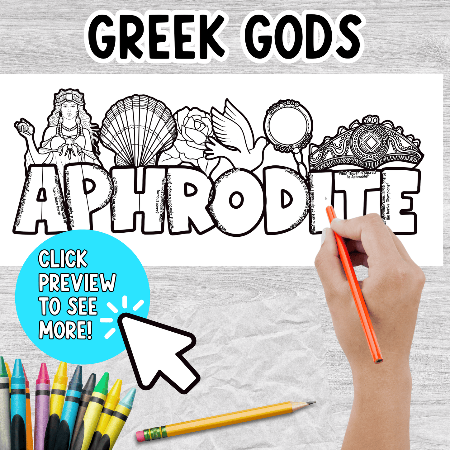 Greek God Aphrodite Project