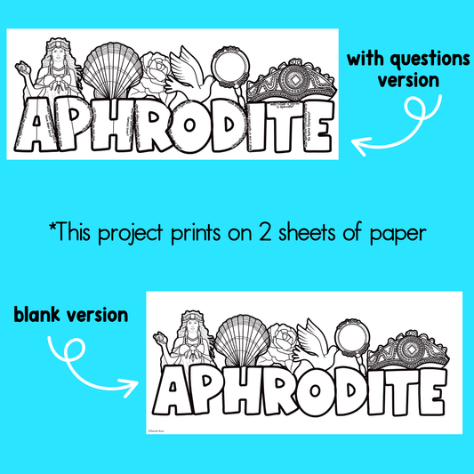 Greek God Aphrodite Project