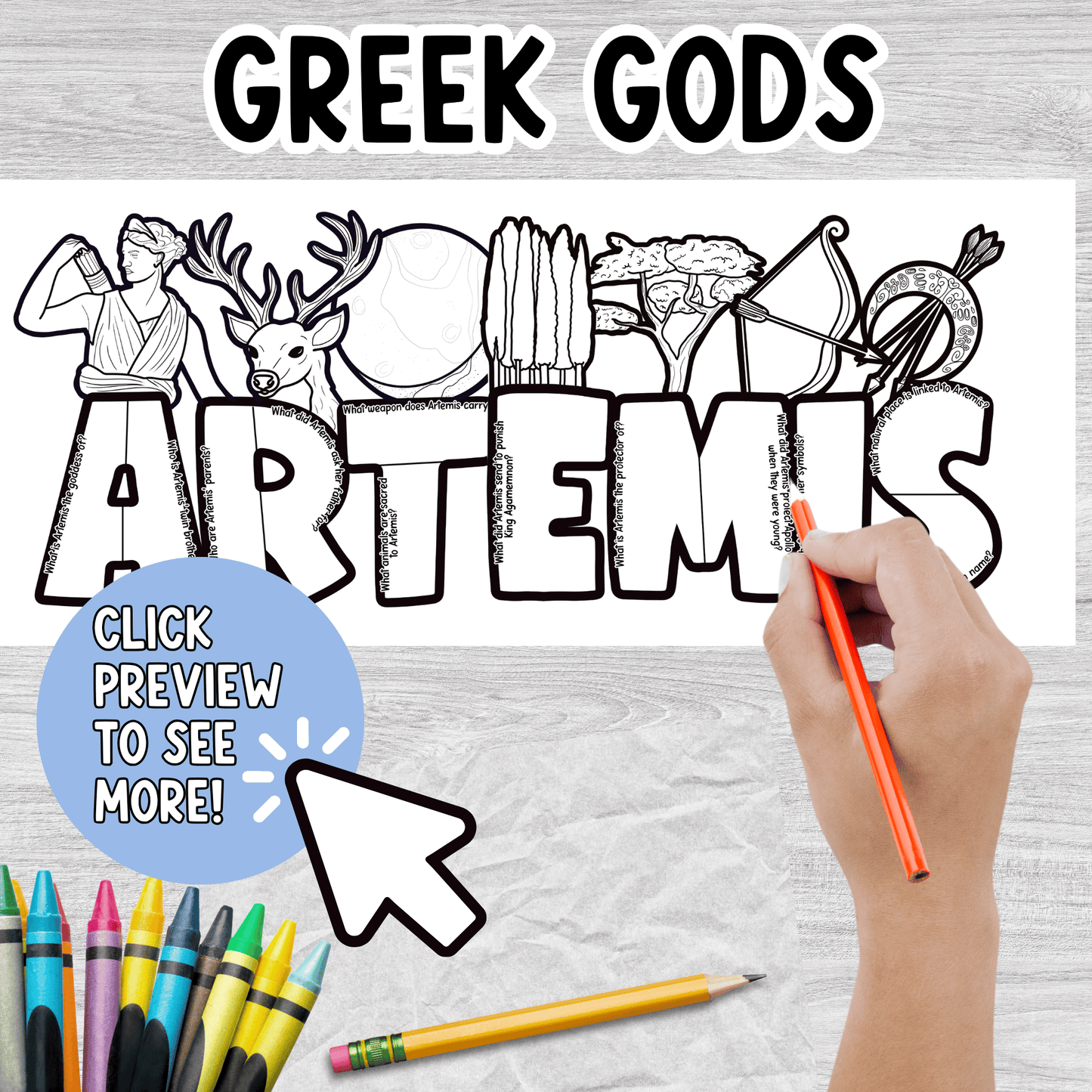 Greek God Artemis Project