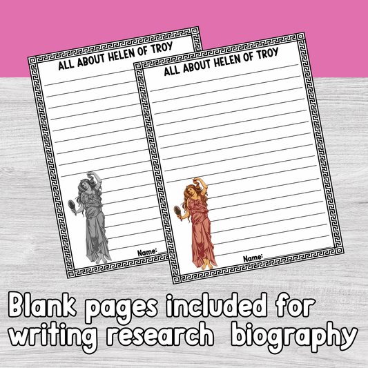 Greek Goddess Helen of Troy Project