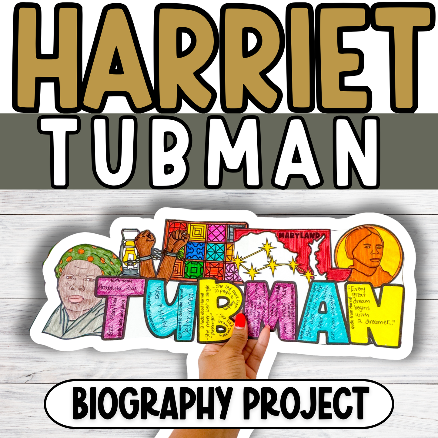 Harriet Tubman Craft Project