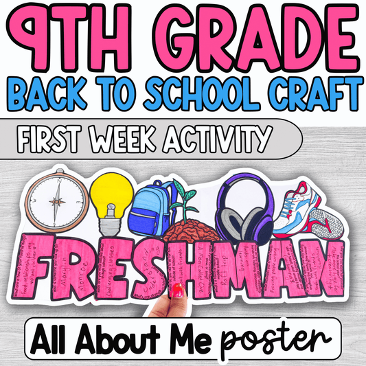Freshman All About Me Craft