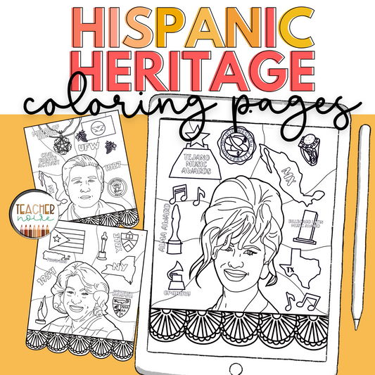 Hispanic Heritage Coloring Pages