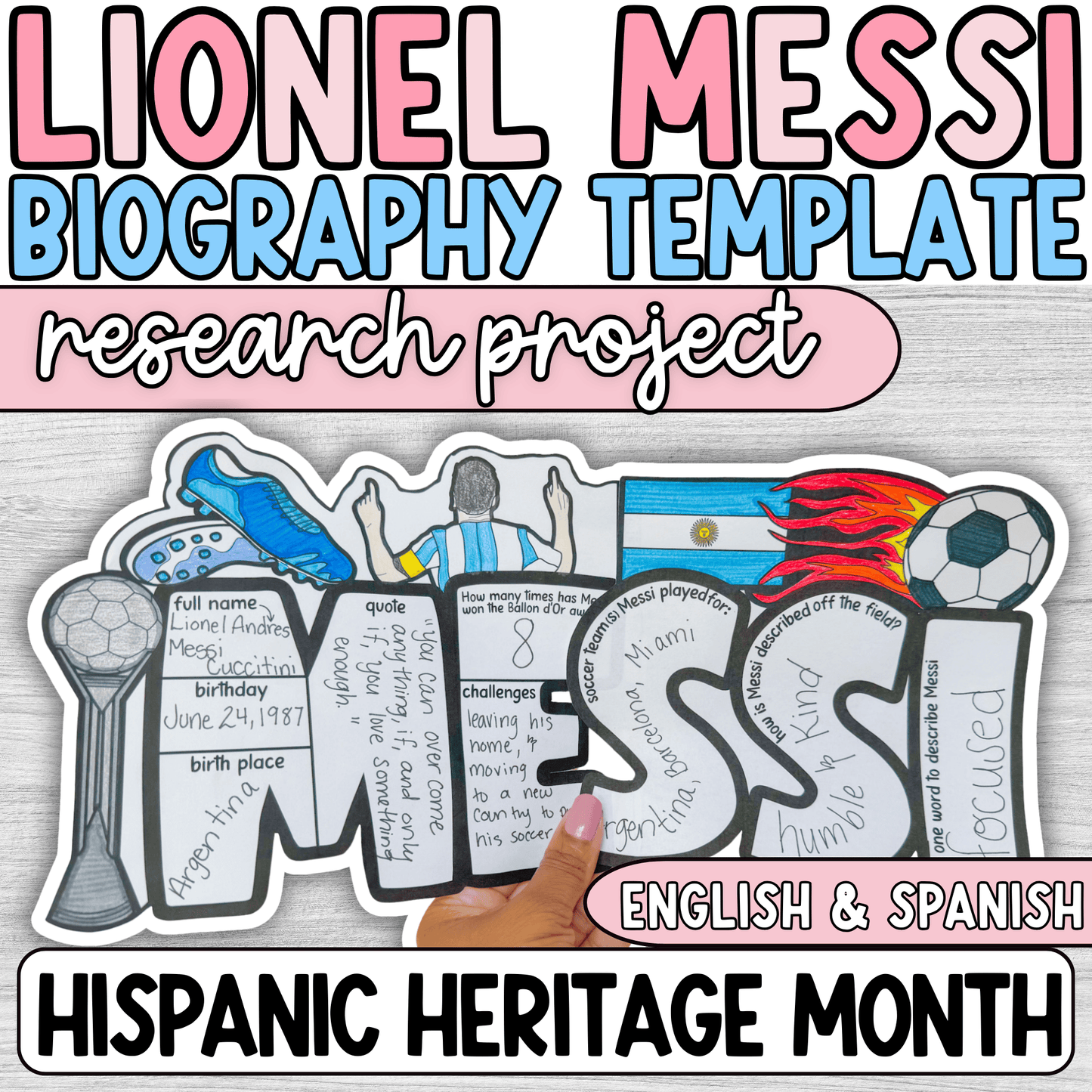 Famous Athletes Lionel Messi Project