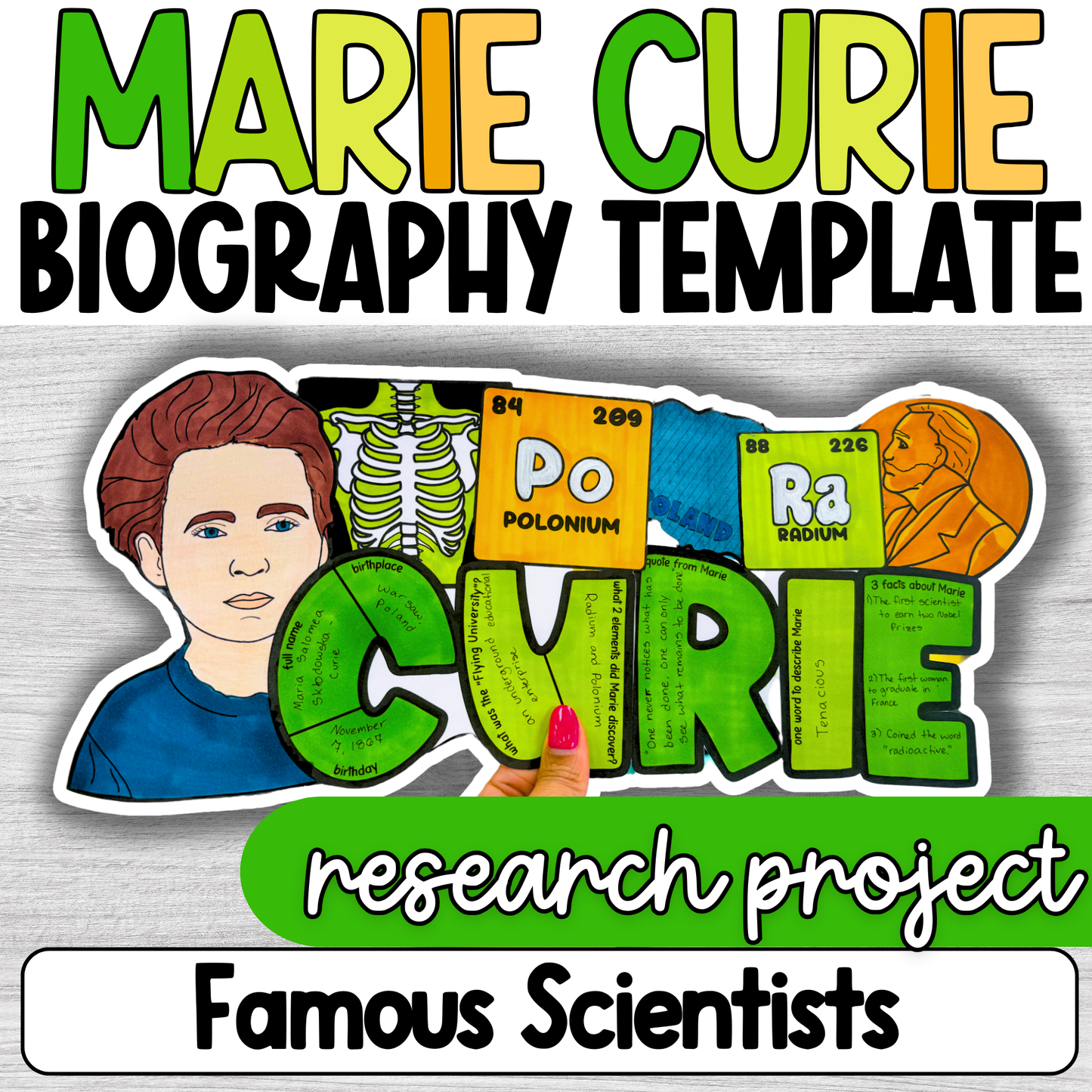 Marie Curie Biography Project