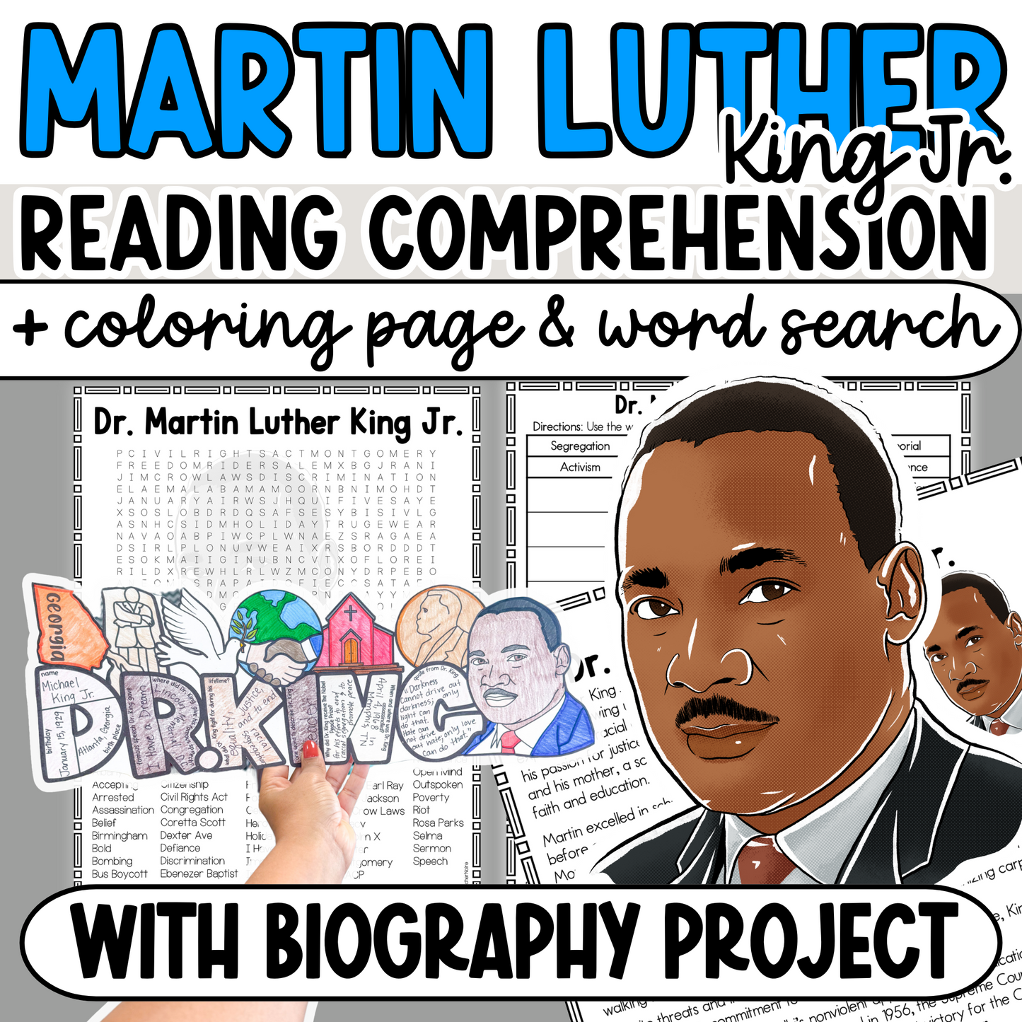 Martin Luther King Jr Reading Passage Project