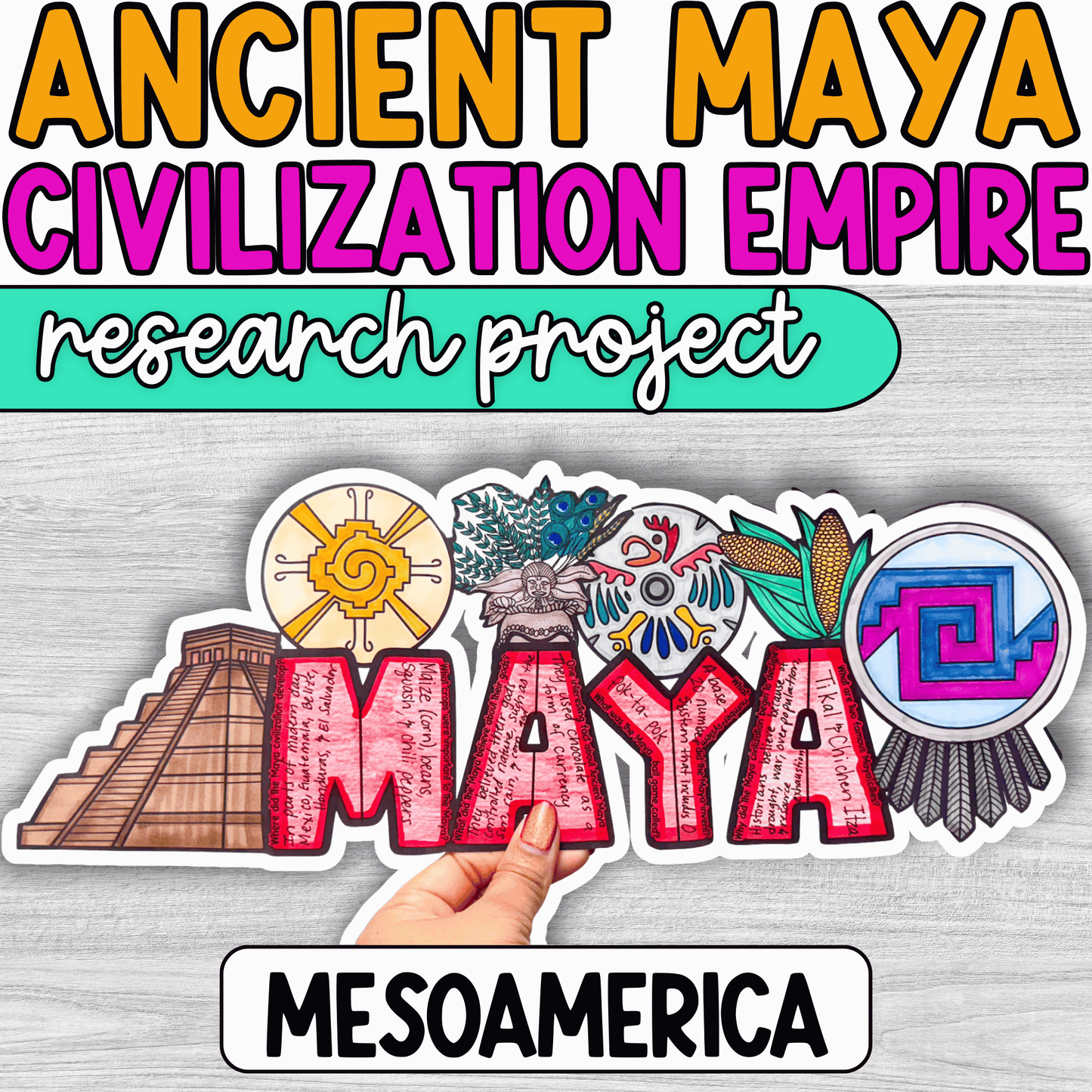 Ancient Maya Civilization WRDZ Craft®
