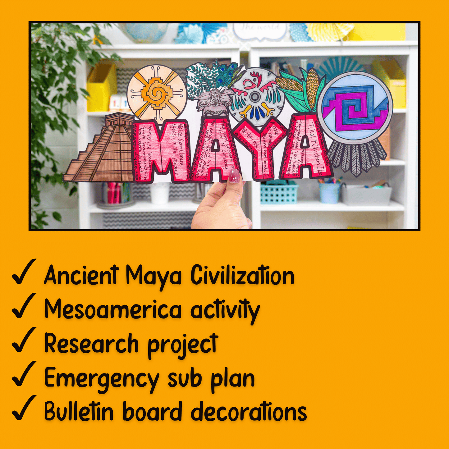 Ancient Maya Civilization WRDZ Craft®