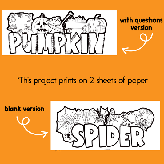 October Activities Bundle
