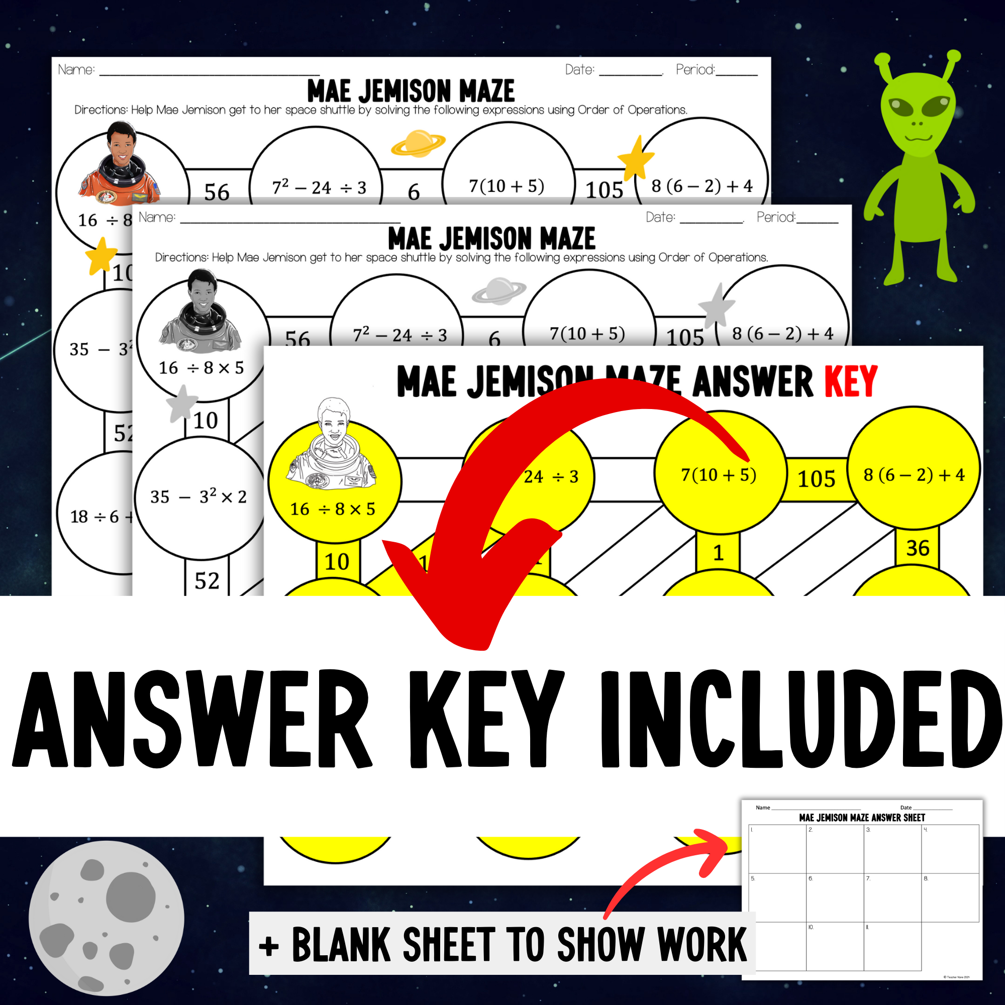 Order of Operations- Multi Step Equations with Fractions – Teacher Noire