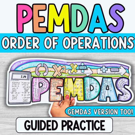 PEMDAS Order of Operations Activity