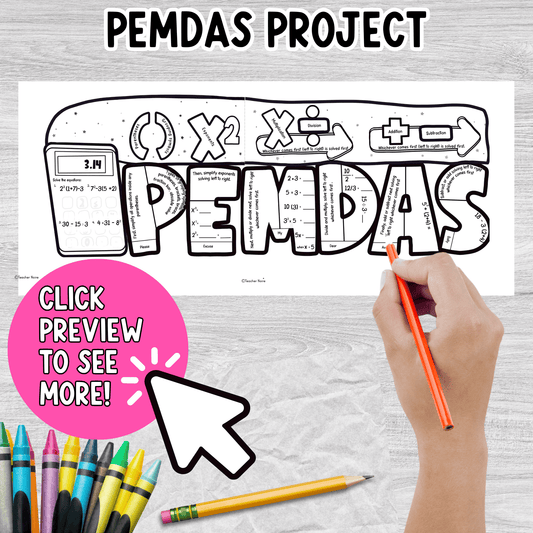 PEMDAS Order of Operations Activity