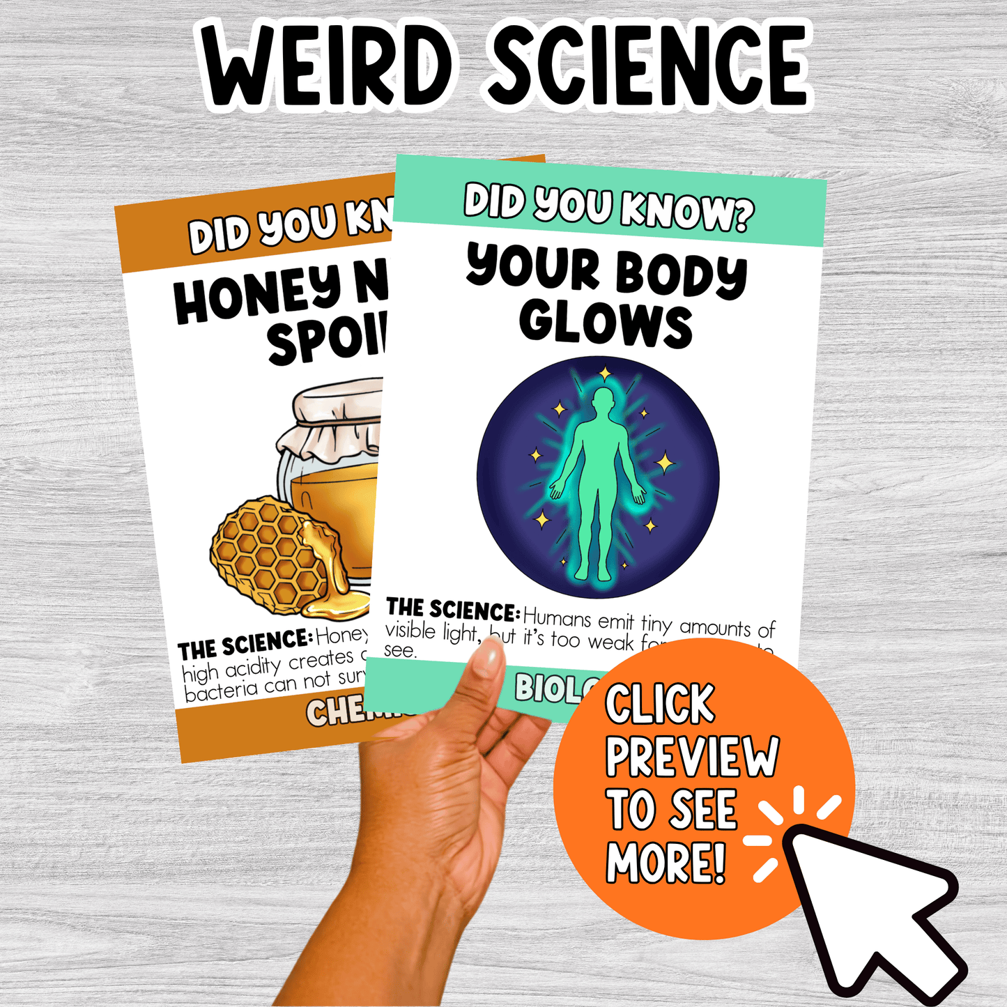 Weird Science Posters