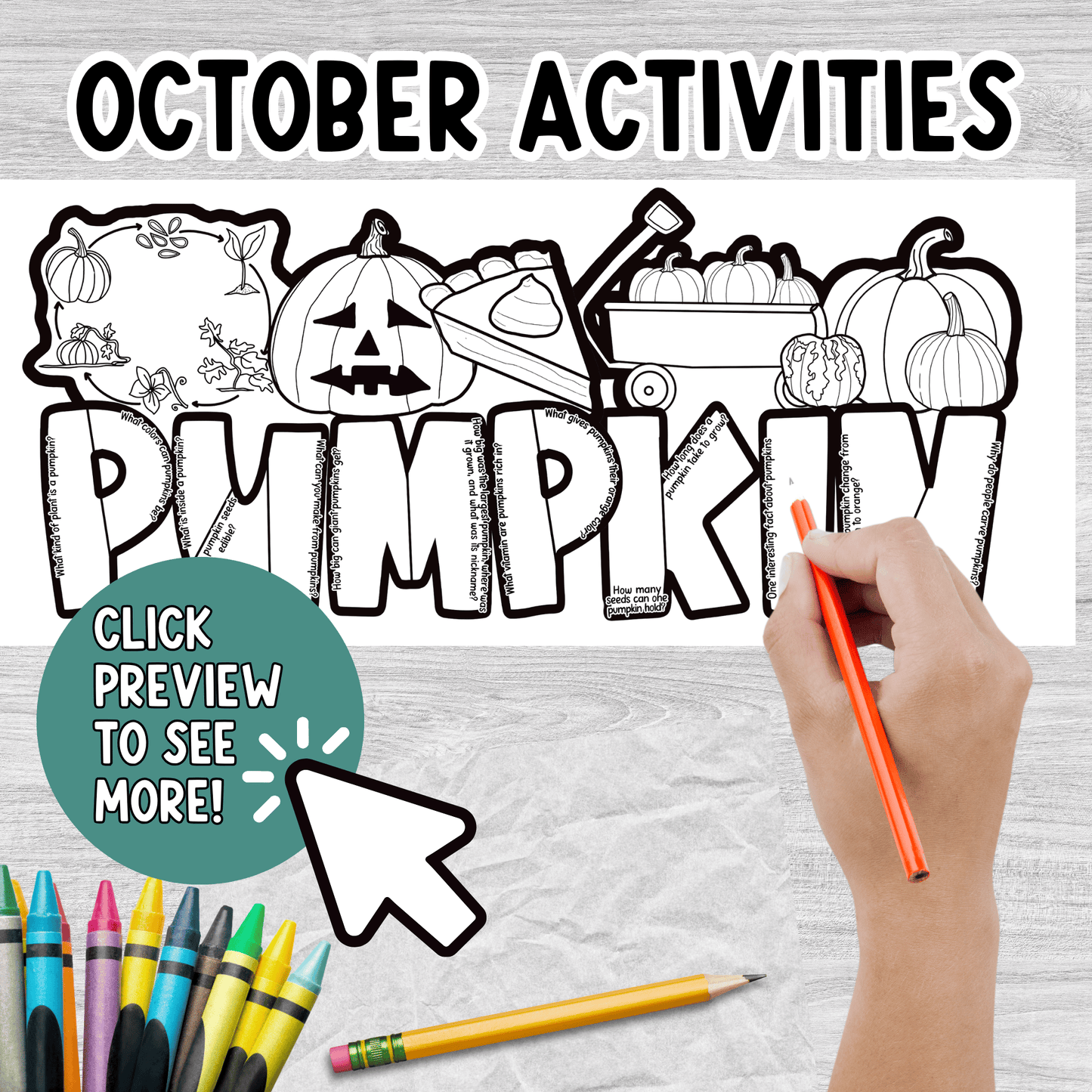 Pumpkin WRDZ Craft