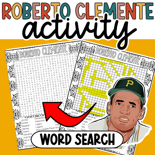 Roberto Clemente Word Search