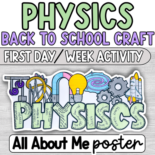 Physics All About Me Craft