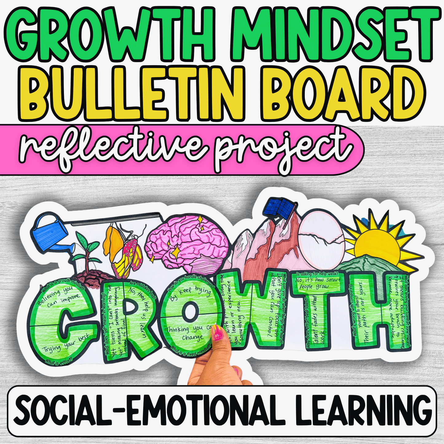 Growth Mindset WRDZ Craft