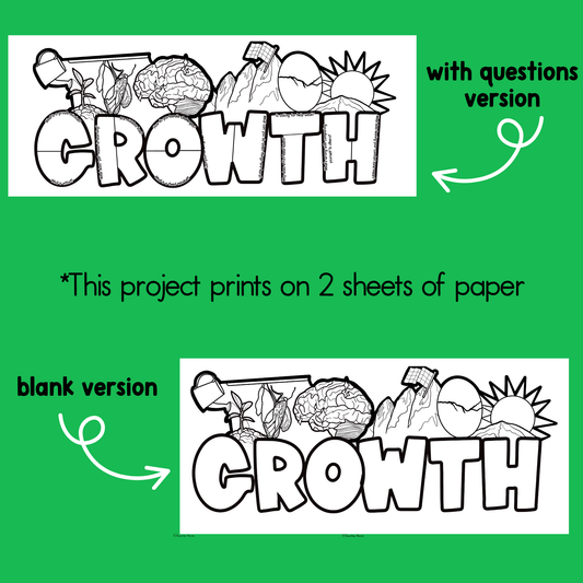 Growth Mindset WRDZ Craft