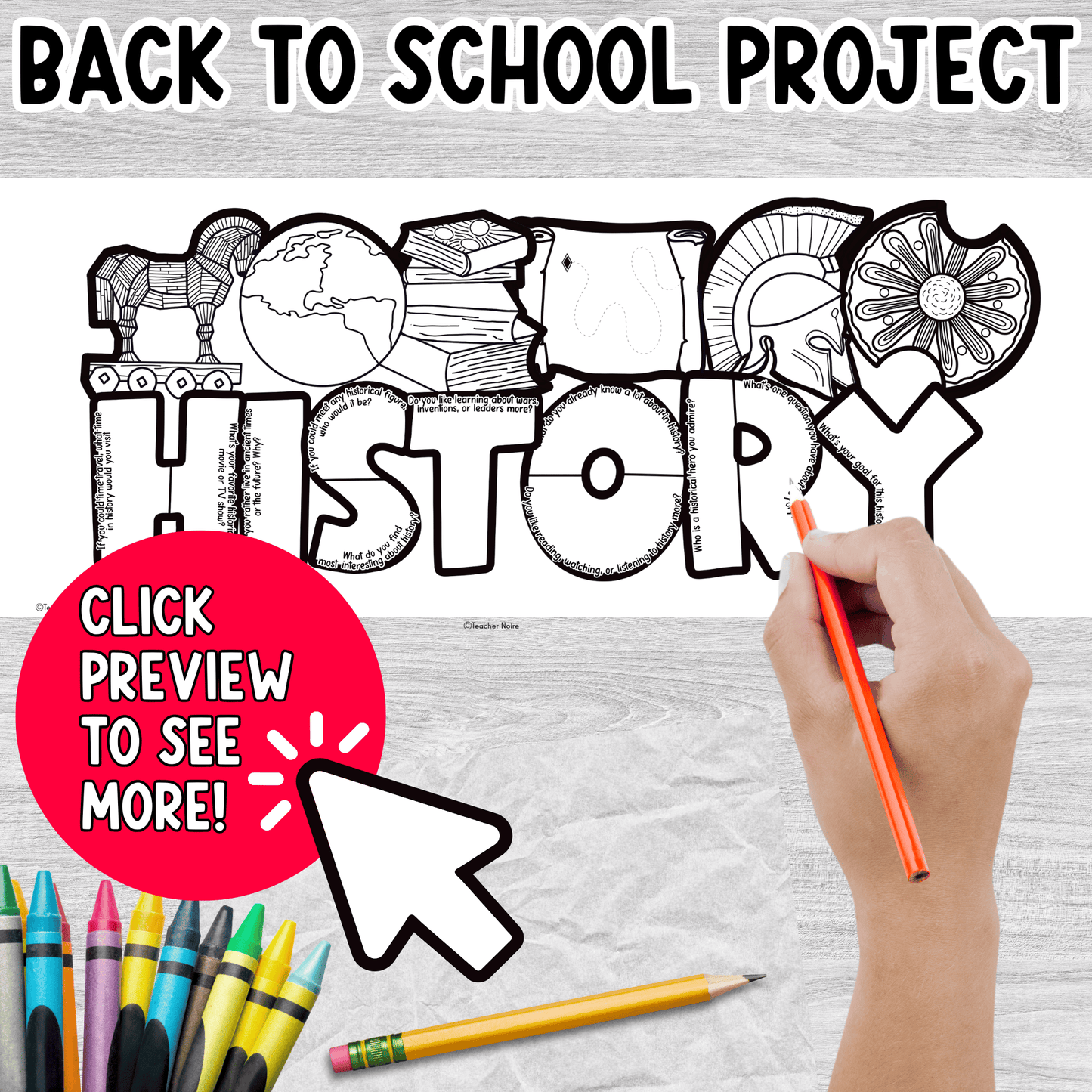 All About Me Craft History