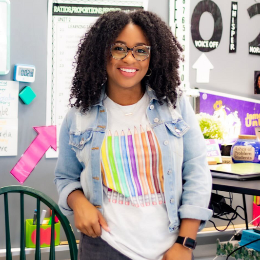 All Are Welcomed, Pride Teacher T-shirt, Colored Pencils Rainbow Shirt