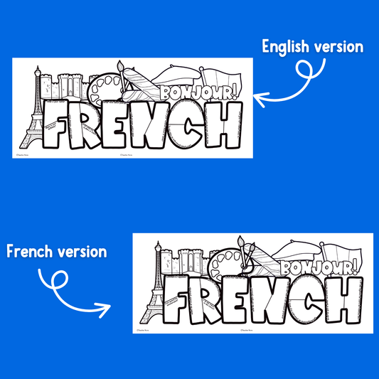 All About Me Craft French