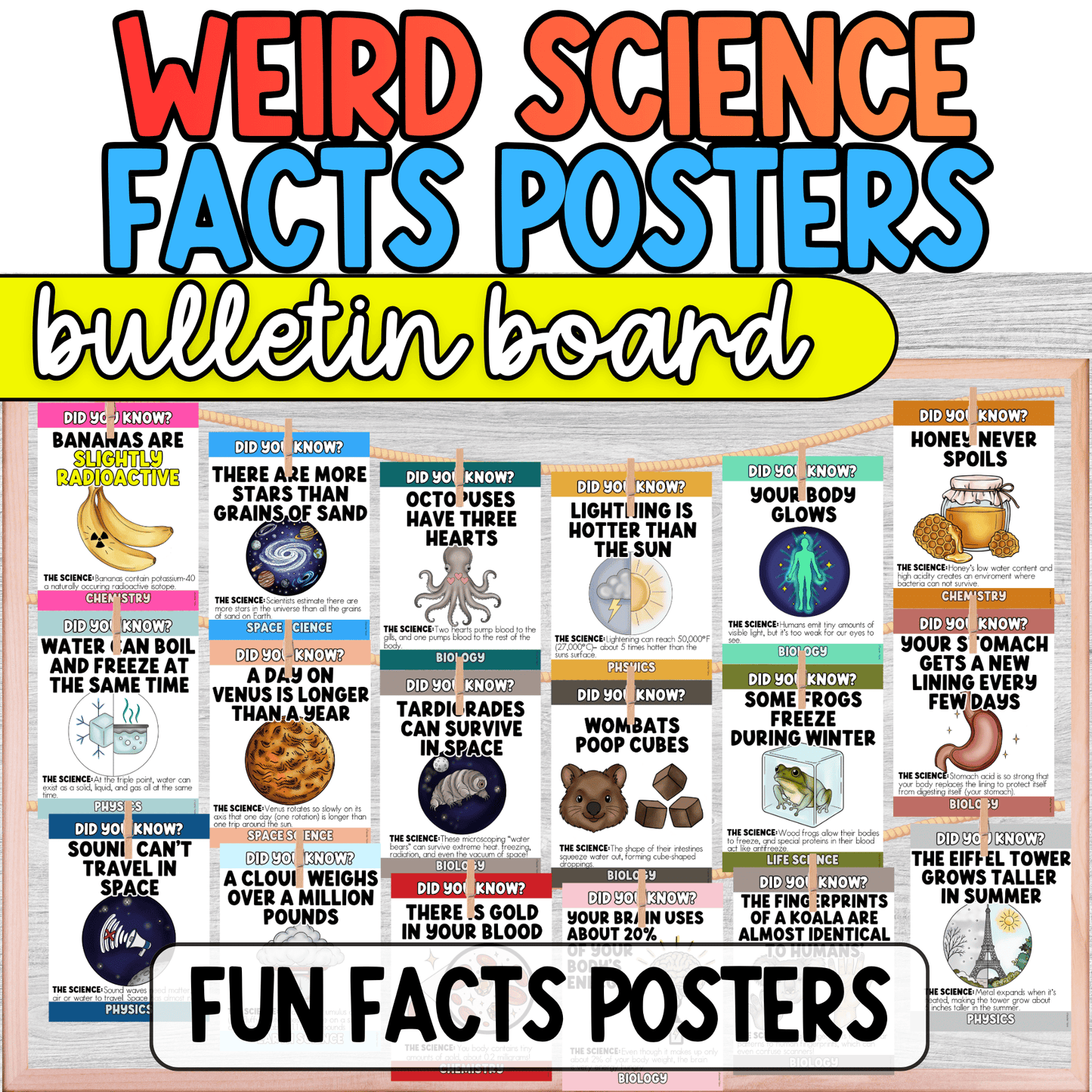 Weird Science Posters