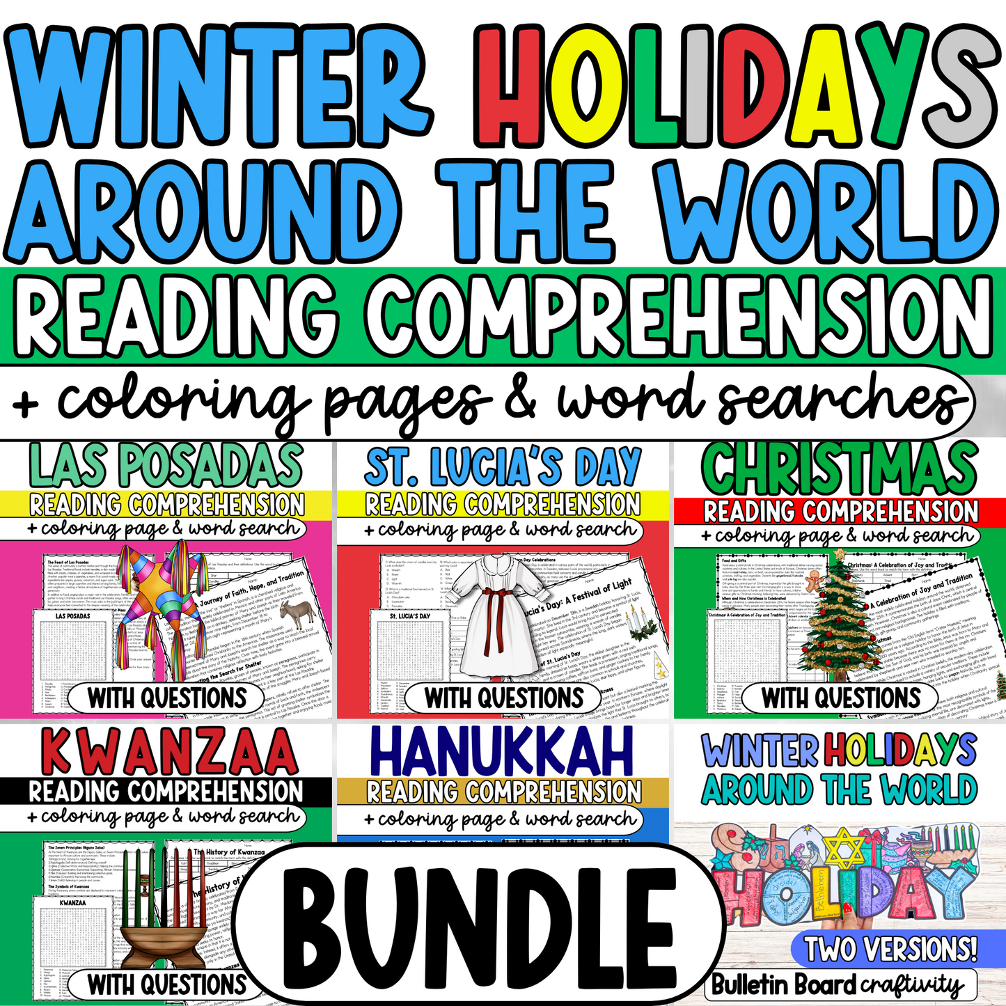 Winter Holidays Around the World Bundle