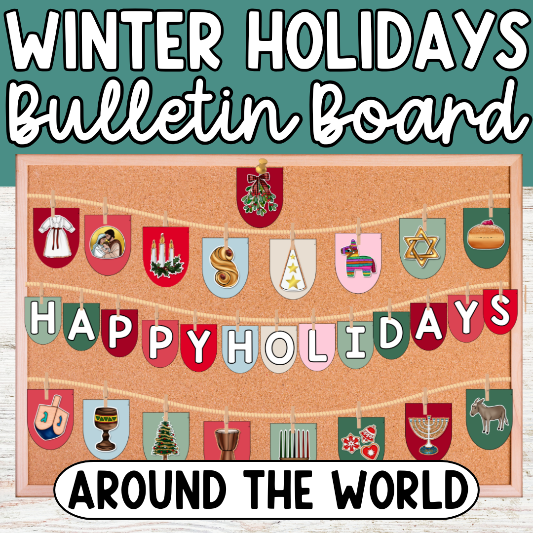 Winter Holidays Around the World Bulletin Board