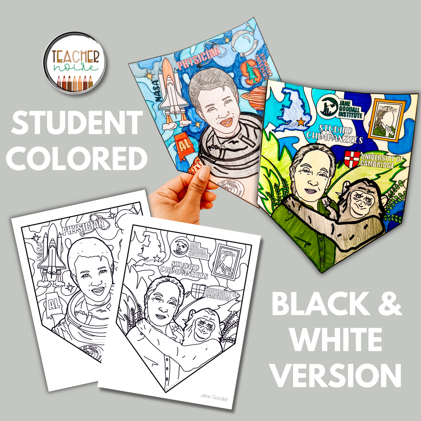 Women in STEM Coloring Pages