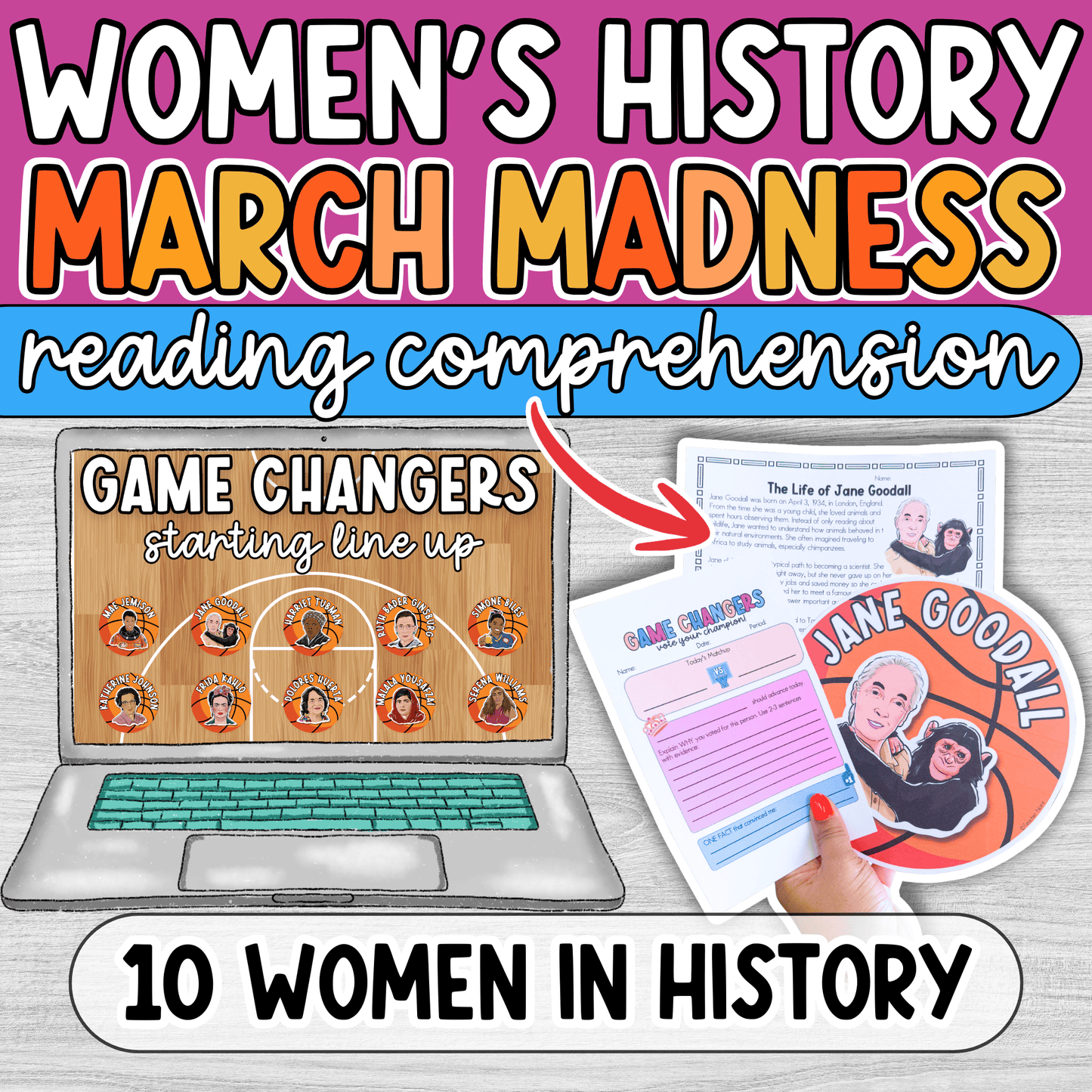 March Madness Women's History Unit