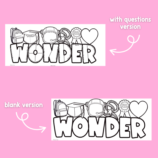 Wonder Novel Study