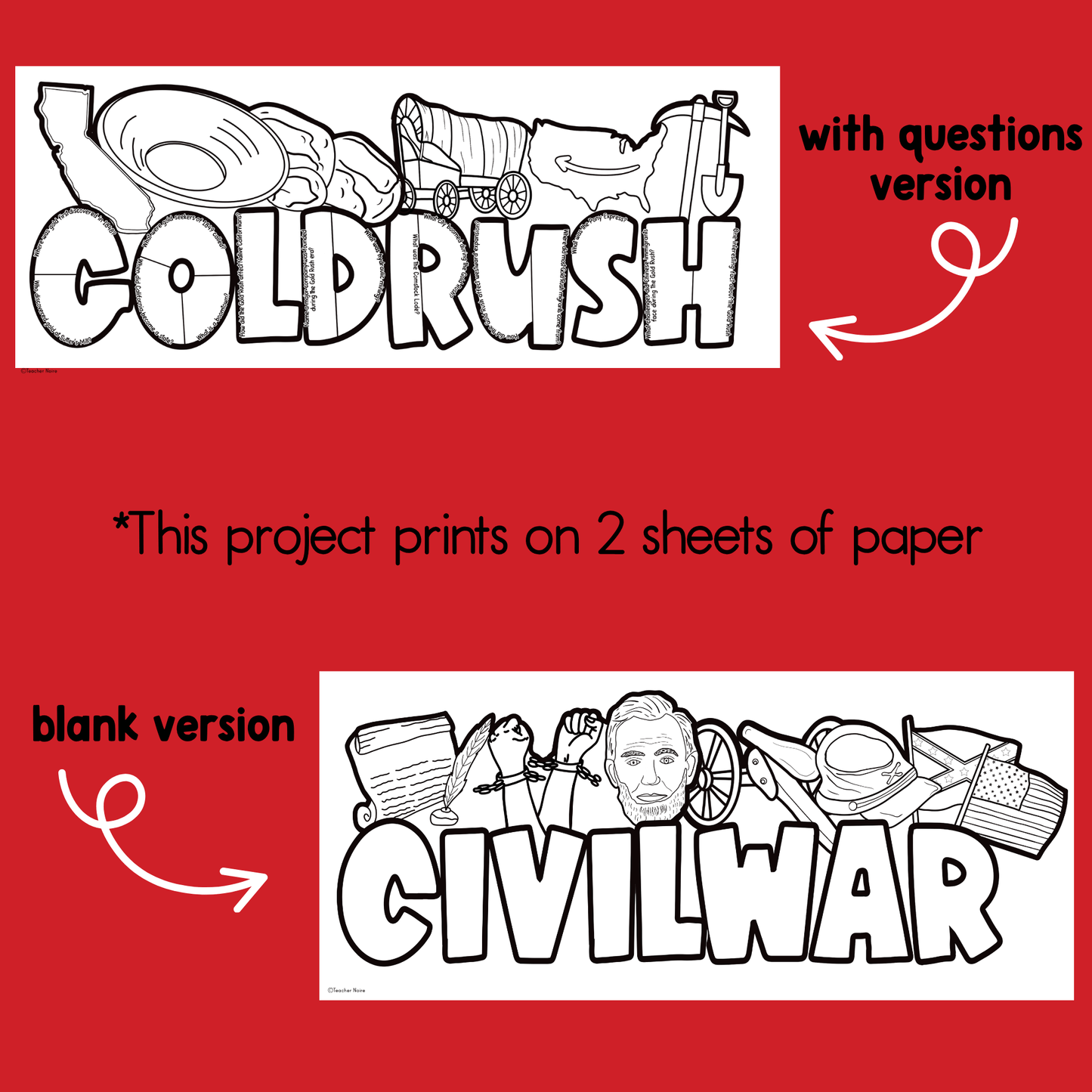 US History Activities Bundle