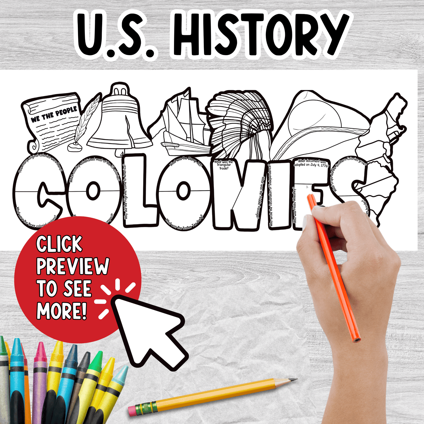 US History Activities Bundle