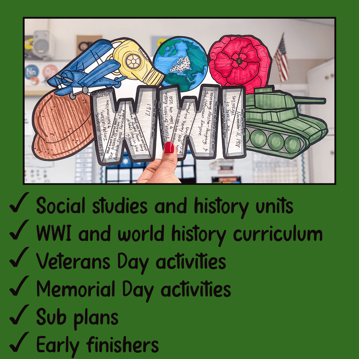 World War 1 WRDZ Craft Project